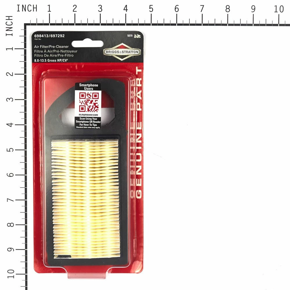 Briggs & Stratton Briggs and Stratton Air Filter/Precleaner for 8-13.5 HP OHV Vertical Engines 5079K - Small Engines & Accessories 1 Briggs & Stratton Briggs and Stratton Air Filter/Precleaner for 8-13.5 HP OHV Vertical Engines 5079K - Small Engines & Accessories