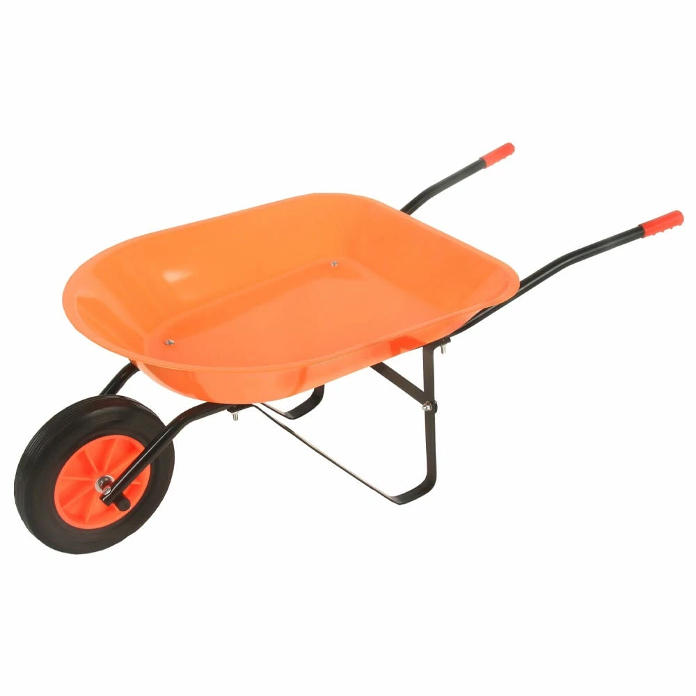 Various Brands High Vis Orange Kids Wheelbarrow - KWBO - Carts & Wheelbarrows 1 Various Brands High Vis Orange Kids Wheelbarrow - KWBO - Carts & Wheelbarrows