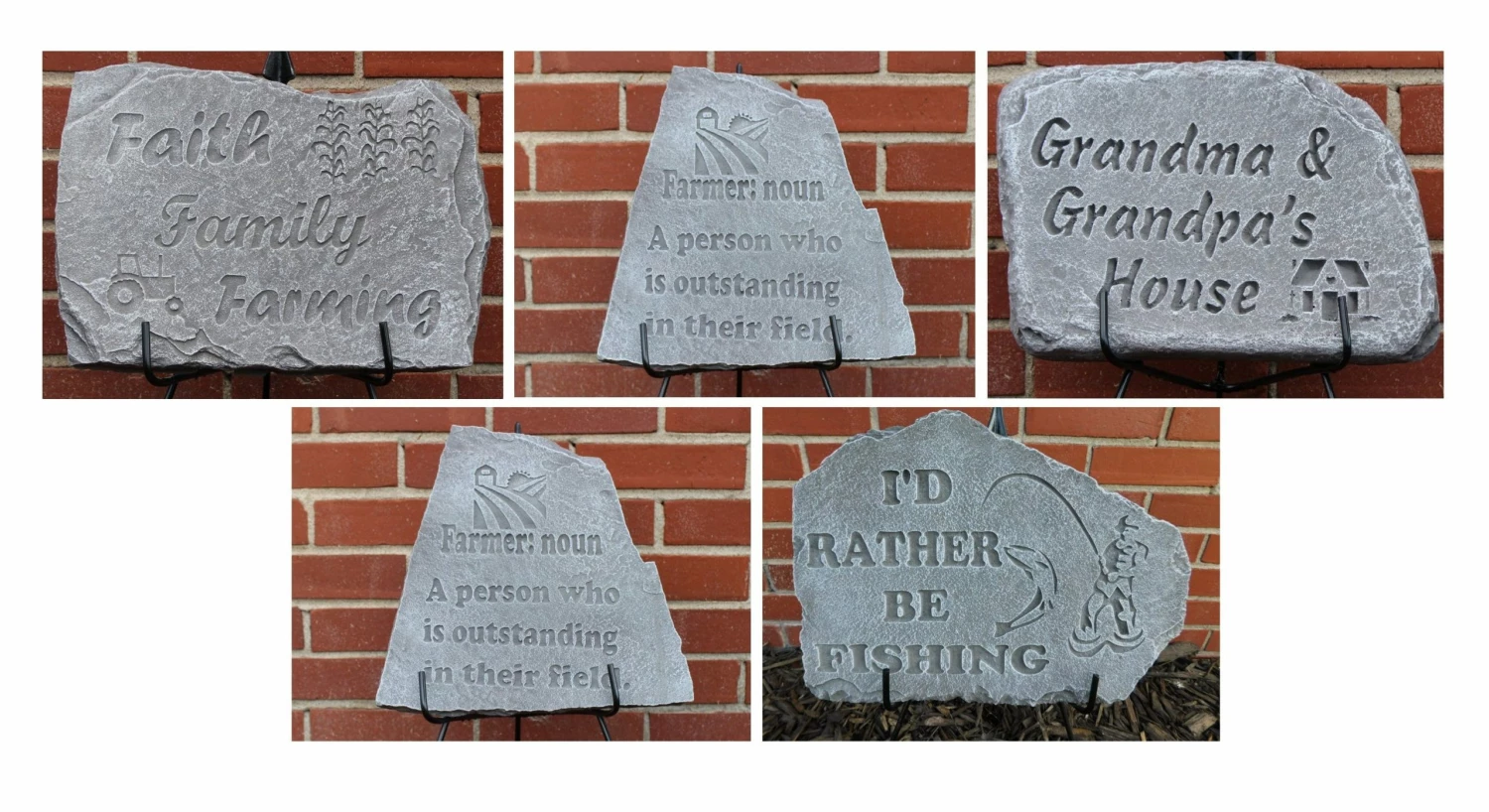 Smith Garden Center Assorted Garden Plaque and Easel Series 1900 - Garden Statues & Lawn Ornaments 1 Smith Garden Center Assorted Garden Plaque and Easel Series 1900 - Garden Statues & Lawn Ornaments