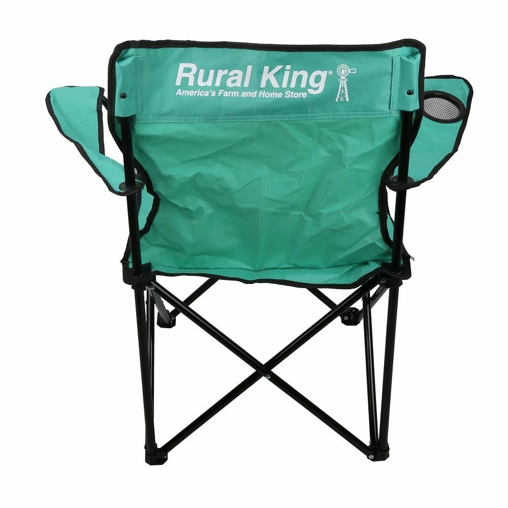 Rural King RK Logo Teal Folding Chair 87-848-0204 - Patio Furnishings 5 Rural King RK Logo Teal Folding Chair 87-848-0204 - Patio Furnishings - Image 5