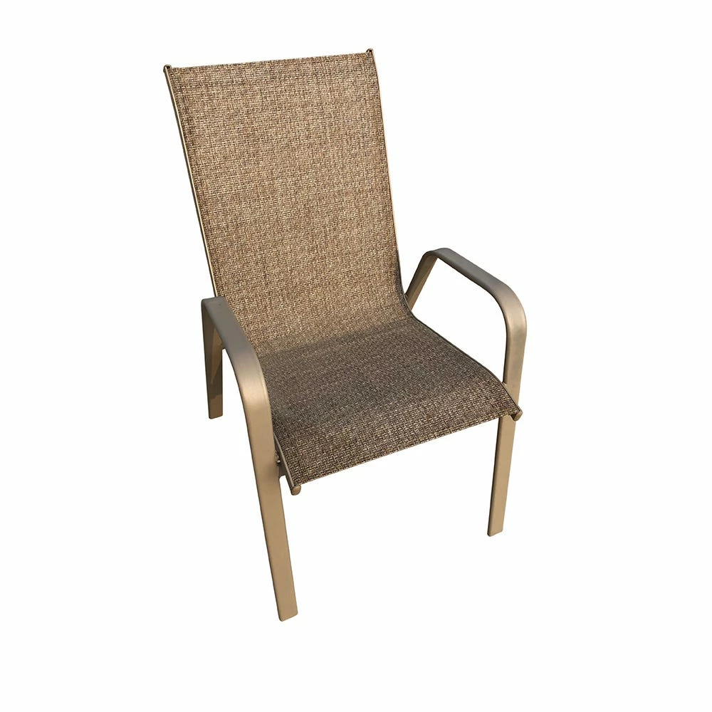Maple Ridge Stackable Steel Sling Chair - SW-RK917W - Patio Sets & Furniture 1 Maple Ridge Stackable Steel Sling Chair - SW-RK917W - Patio Sets & Furniture