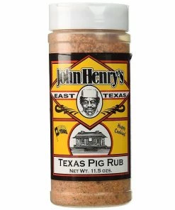 John Henry's Texas Pig BBQ Rub, 11.5oz - TX PIG RUB - Flavorers & Seasonings