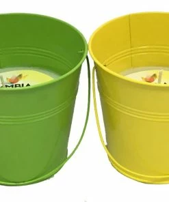 Ambia Painted Citronella Bucket, 18oz - AY71-33005 - Bug Candles & Zappers