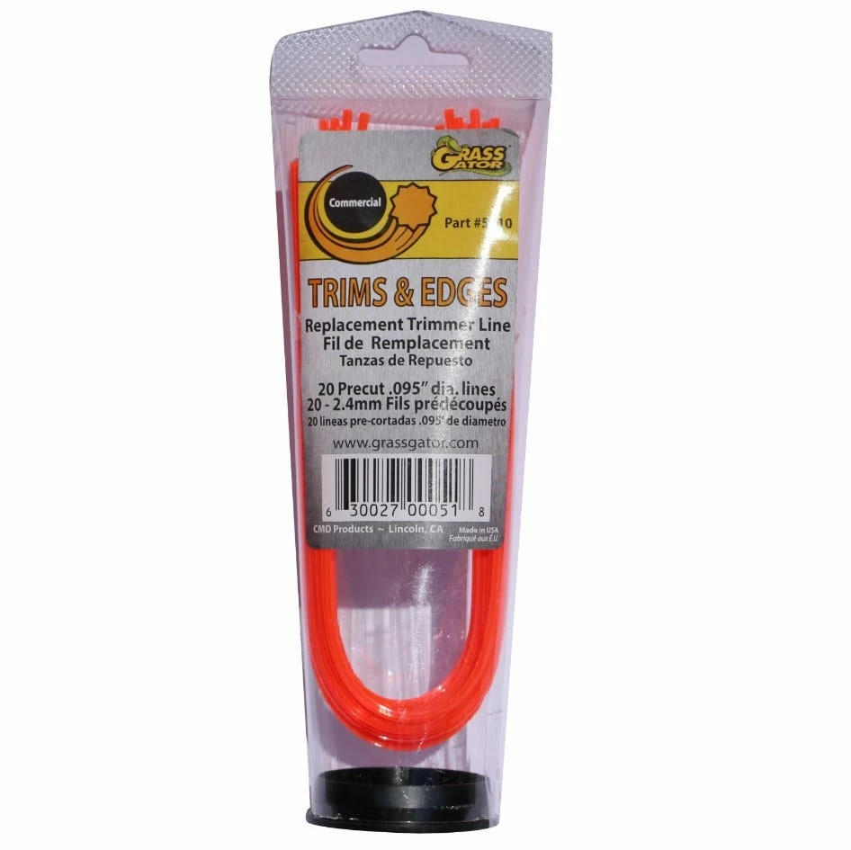 Grass Gator Pre-Cut trimmer line .095 dia for 4700, 5600, 5620, 6700, 5610 - Lawn Mowers & Lawn Care 1 Grass Gator Pre-Cut trimmer line .095 dia for 4700, 5600, 5620, 6700, 5610 - Lawn Mowers & Lawn Care