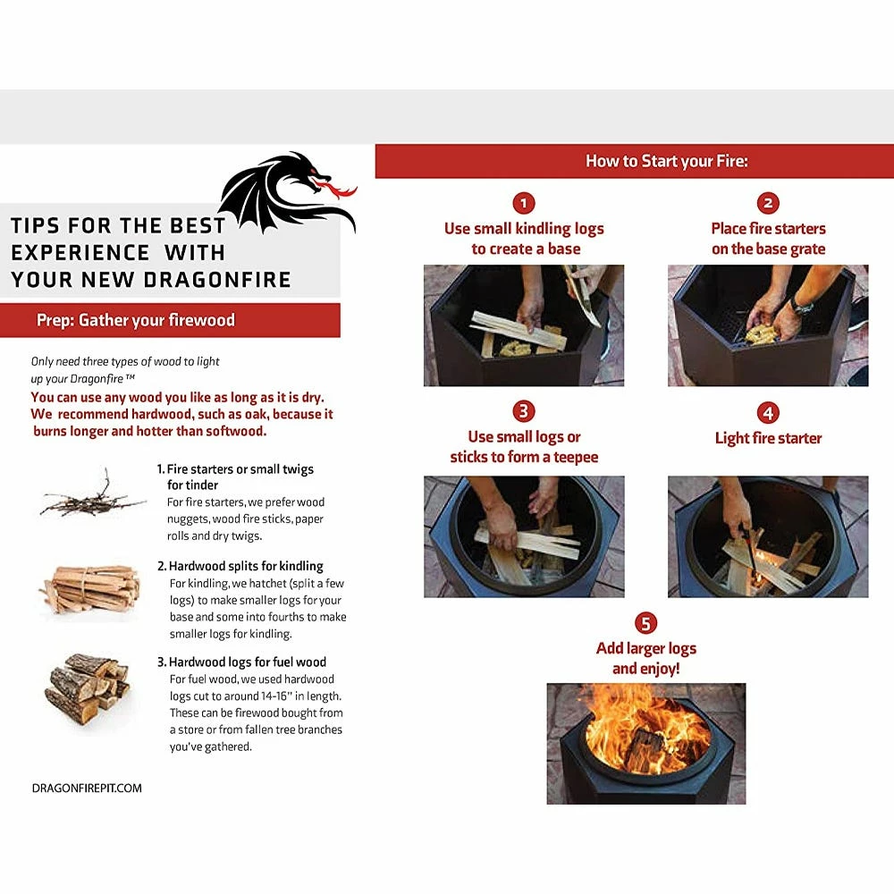 Dragonfire 23.5" Backyard Smokeless Firepit Bundle - 89-50-09 - Fire Pits & Heaters 11 Dragonfire 23.5" Backyard Smokeless Firepit Bundle - 89-50-09 - Fire Pits & Heaters - Image 11