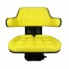 Braber Equipment Economy Suspension Tractor Seat, Yellow - 10004237 - Lawn Mowers & Lawn Care