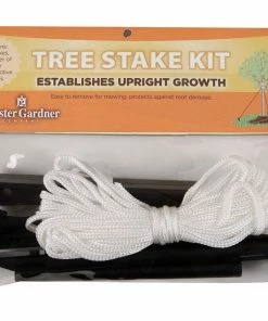 Master Gardner Tree Stake Kit 3 stakes rope and protective sleeves 811 - Landscaping