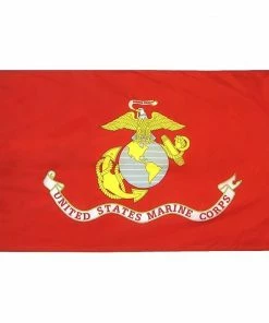 Annin Flagmakers U.S. Marine Corps Flag 3 ft x 5 ft 439005R - Flags & Flag Poles