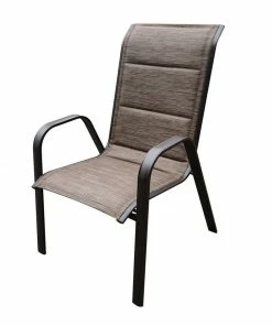 Maple Ridge Stackable Steel Sling Chair - SW-RK959W - Patio Sets & Furniture