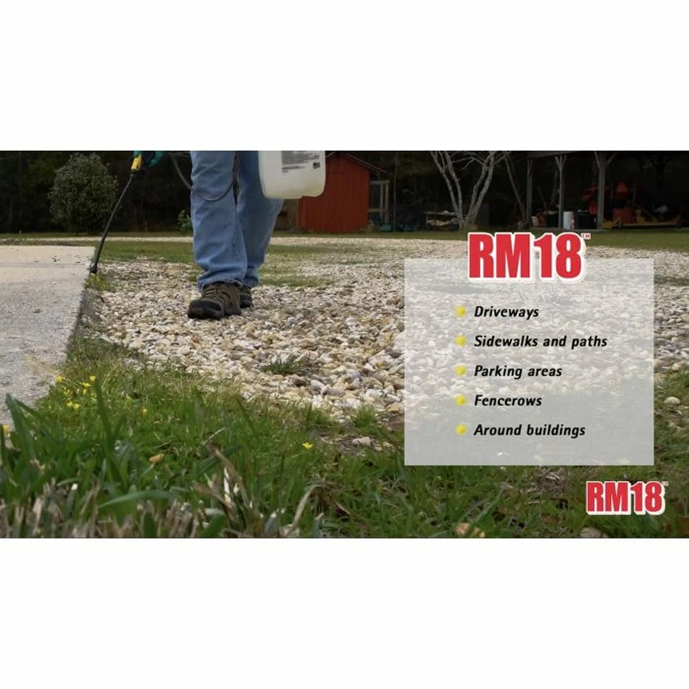 RM18 Fast Acting Weed & Grass Killer Concentrate, 32 oz. - 75435 - Herbicides 2 RM18 Fast Acting Weed & Grass Killer Concentrate, 32 oz. - 75435 - Herbicides - Image 2