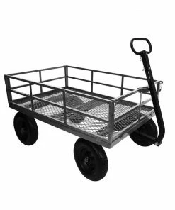 Maple Ridge 1,500 lb. Steel Garden Cart - 20320701010 - Carts & Wheelbarrows