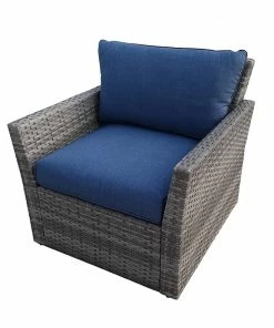 Maple Ridge Patio PE Wicker Single Chair - SW-RK971SC - Patio Sets & Furniture