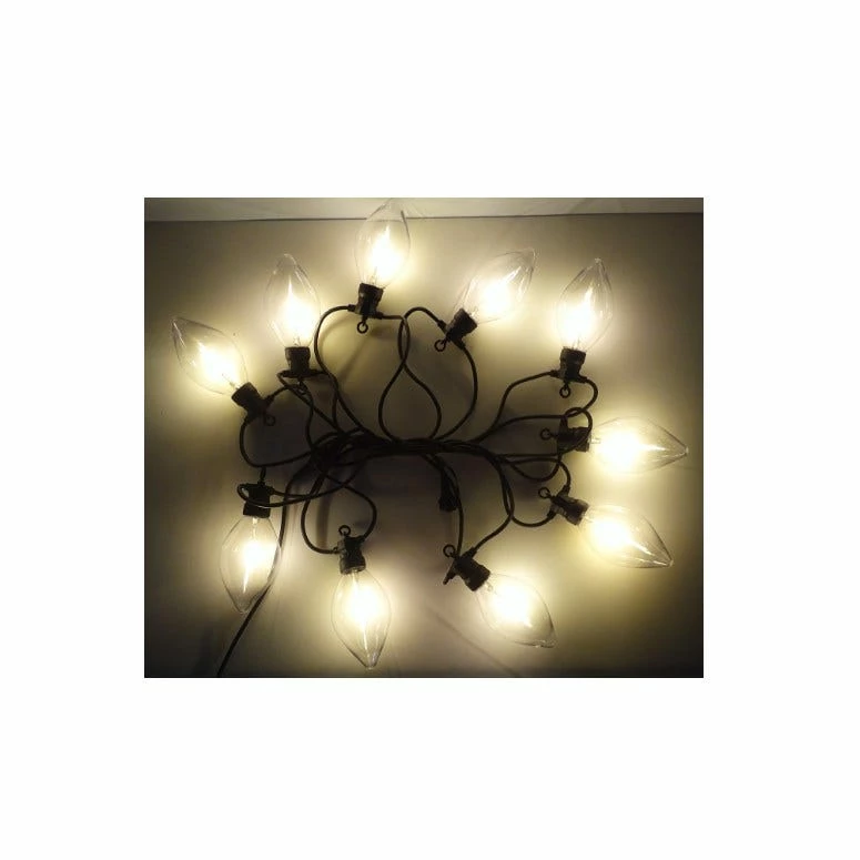 Alpine Outdoor Edison String Party LED Lights, Set of 10 - LUC172T-10 - Lighting, Torches & Firepits 3 Alpine Outdoor Edison String Party LED Lights, Set of 10 - LUC172T-10 - Lighting, Torches & Firepits - Image 3