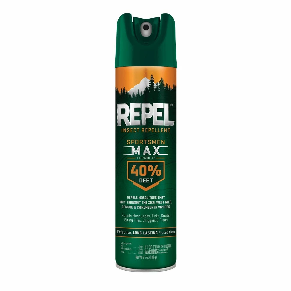 Repel Aerosol Insect Repellent Sportsmen Max Formula 40% Deet, 6.5 oz. - HG-33801 - Insecticides 1 Repel Aerosol Insect Repellent Sportsmen Max Formula 40% Deet, 6.5 oz. - HG-33801 - Insecticides