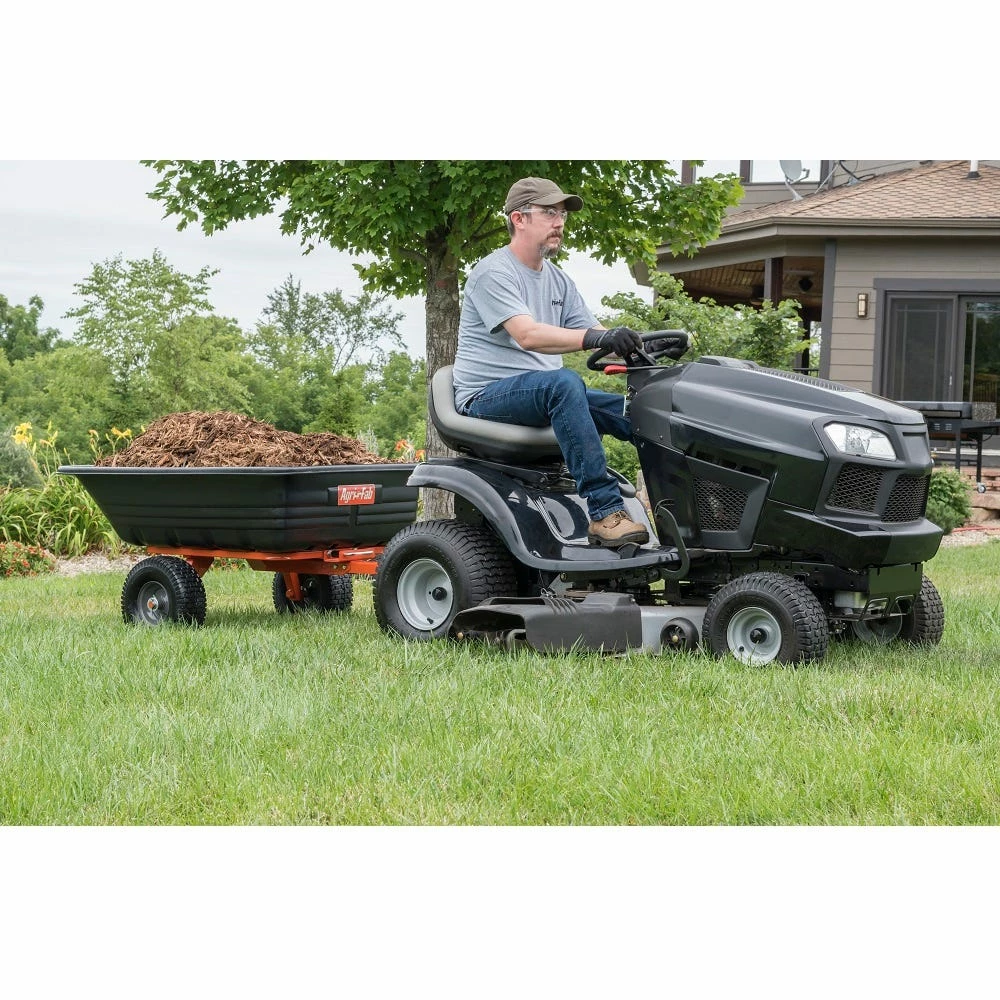 Agri-Fab 12 Cu. Ft. Poly Swivel Cart - 45-0552 - Carts & Wheelbarrows 4 Agri-Fab 12 Cu. Ft. Poly Swivel Cart - 45-0552 - Carts & Wheelbarrows - Image 4