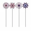 Alpine Patriotic Windmill Garden Stake - QYY248A-301 - Garden Accessories
