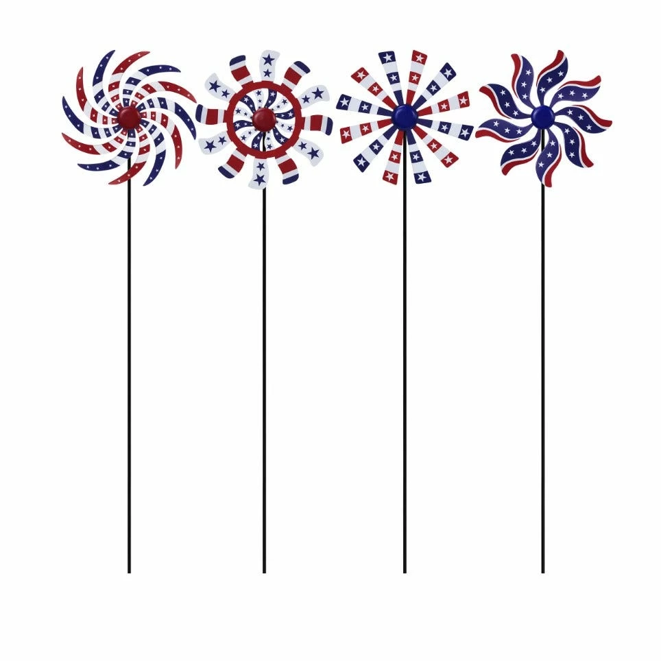 Alpine Patriotic Windmill Garden Stake - QYY248A-301 - Garden Accessories 1 Alpine Patriotic Windmill Garden Stake - QYY248A-301 - Garden Accessories