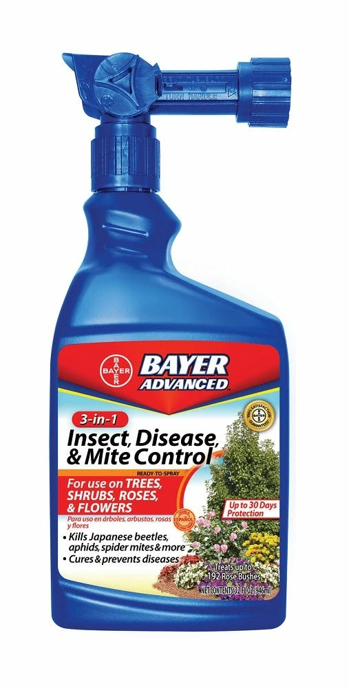 Bayer BioAdvanced 3-in-1 Insect Disease and Mite Control, 32oz - 701287A - Insecticides 2 Bayer BioAdvanced 3-in-1 Insect Disease and Mite Control, 32oz - 701287A - Insecticides - Image 2