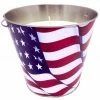 Ambia American Flag Design Citronella Bucket - AY71-33085 - Bug Candles & Zappers