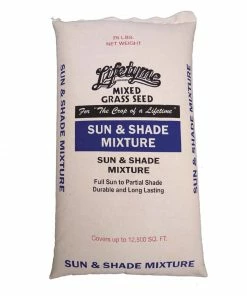 Lifetyme Sun & Shade Mix Grass Seed, 25 lb. Bag - 25LBMIXED