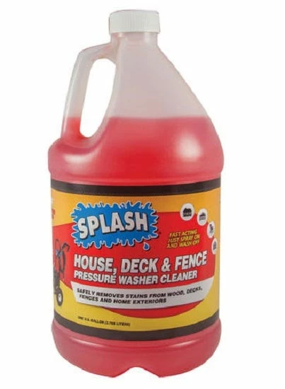 SPLASH 1 Gallon lon House Deck and Fence Pressure Washer Cleaner 320018-35 - Parts & Accessories 1 SPLASH 1 Gallon lon House Deck and Fence Pressure Washer Cleaner 320018-35 - Parts & Accessories