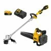 DeWalt 20V MAX* XR® Brushless 14" Cordless Folding String Trimmer and Handheld Blower Combo Kit - DCKO222M1 - String Trimmers