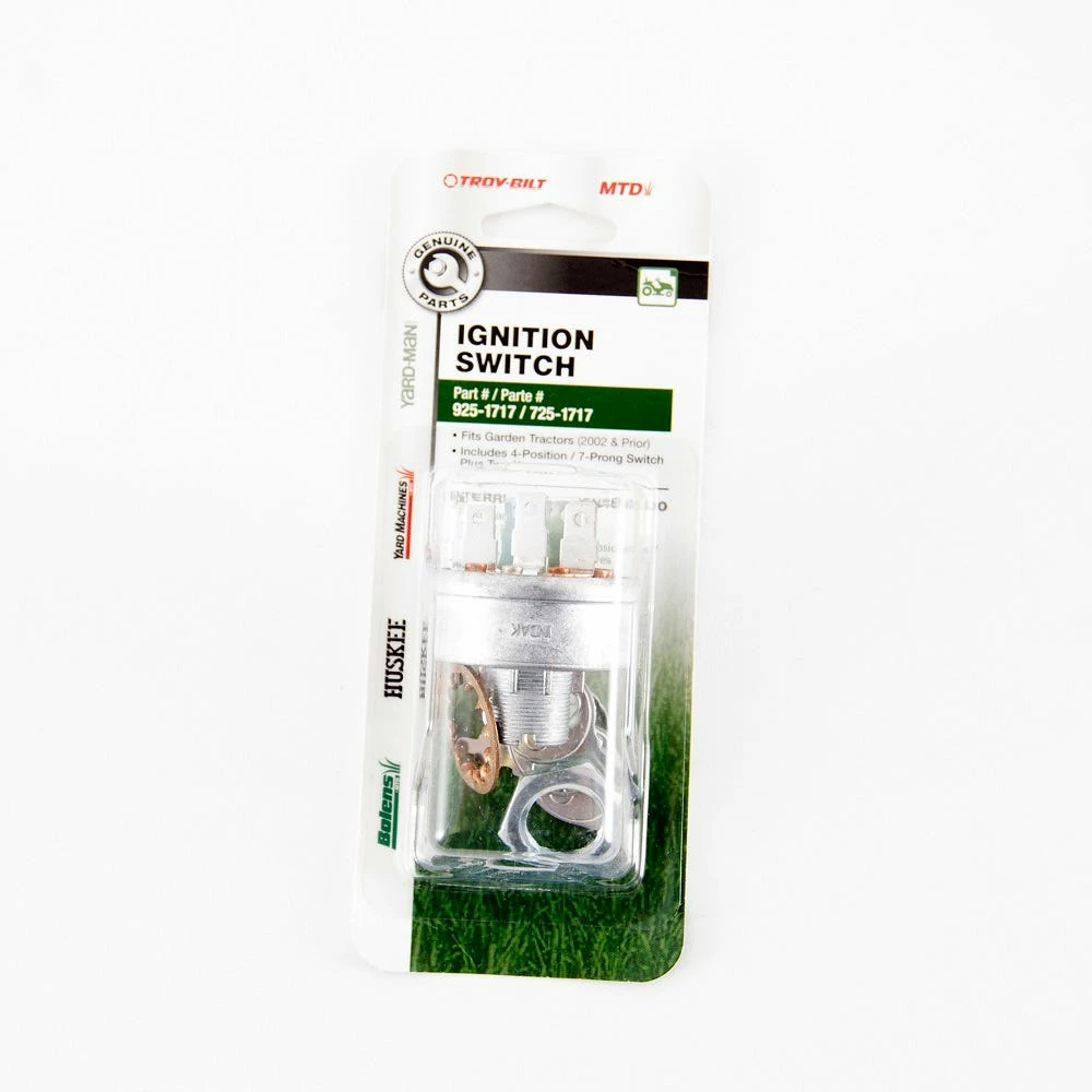 MTD Products MTD Genuine Parts Ignition Switch for Garden Tractors - OEM-725-1717 - Lawn Mowers & Lawn Care 1 MTD Products MTD Genuine Parts Ignition Switch for Garden Tractors - OEM-725-1717 - Lawn Mowers & Lawn Care