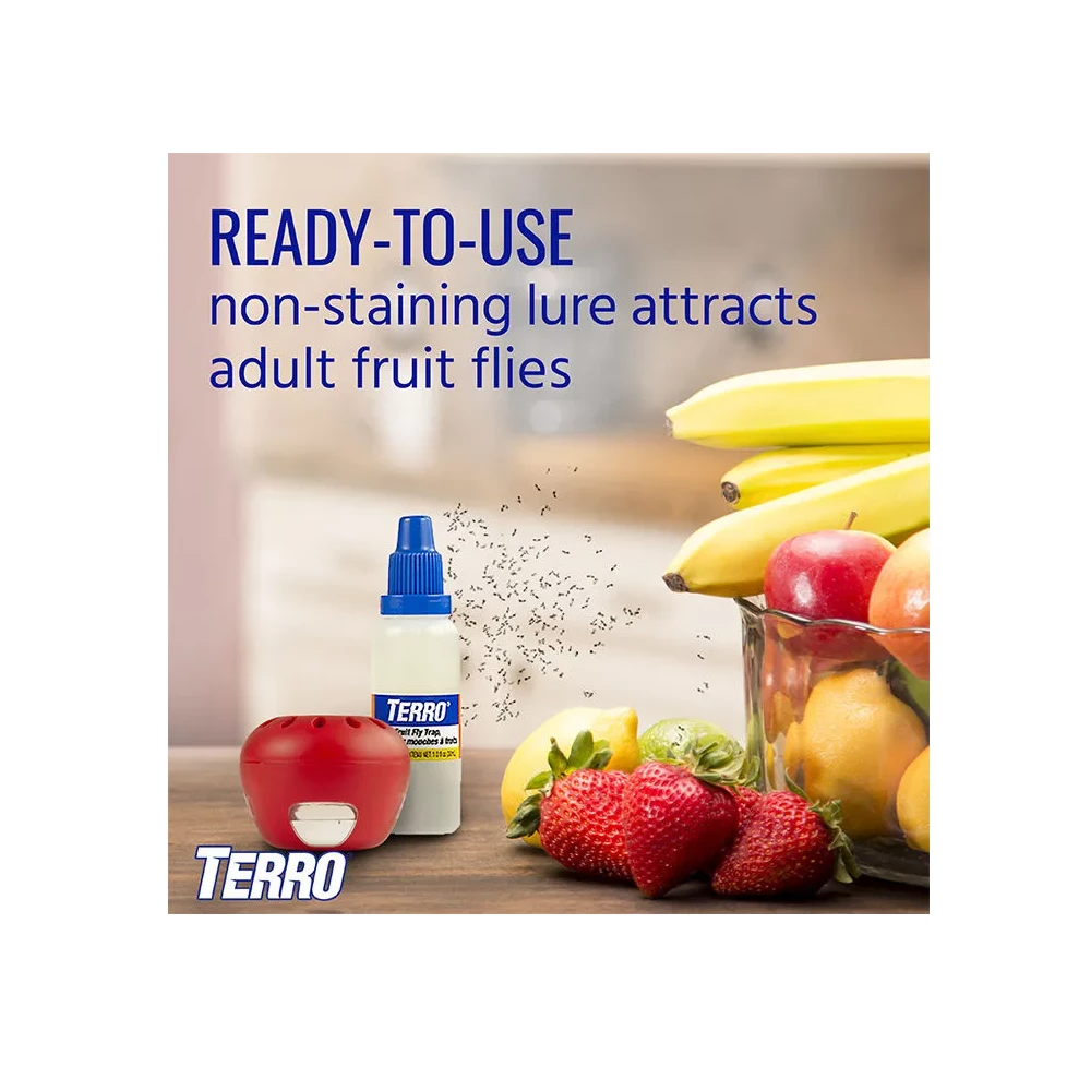 Woodstream TERRO Fruit Fly Trap 2 Pack - T2502 - Baits & Traps 2 Woodstream TERRO Fruit Fly Trap 2 Pack - T2502 - Baits & Traps - Image 2