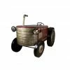 RK Brand Alpine Solar Red Tractor Décor with Warm White LED Lights - YHL406SLR - Lighting, Torches & Firepits