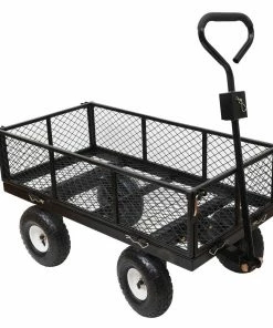Maple Ridge 1,000 lb. Capacity Steel Garden Cart - 20320700810 - Carts & Wheelbarrows
