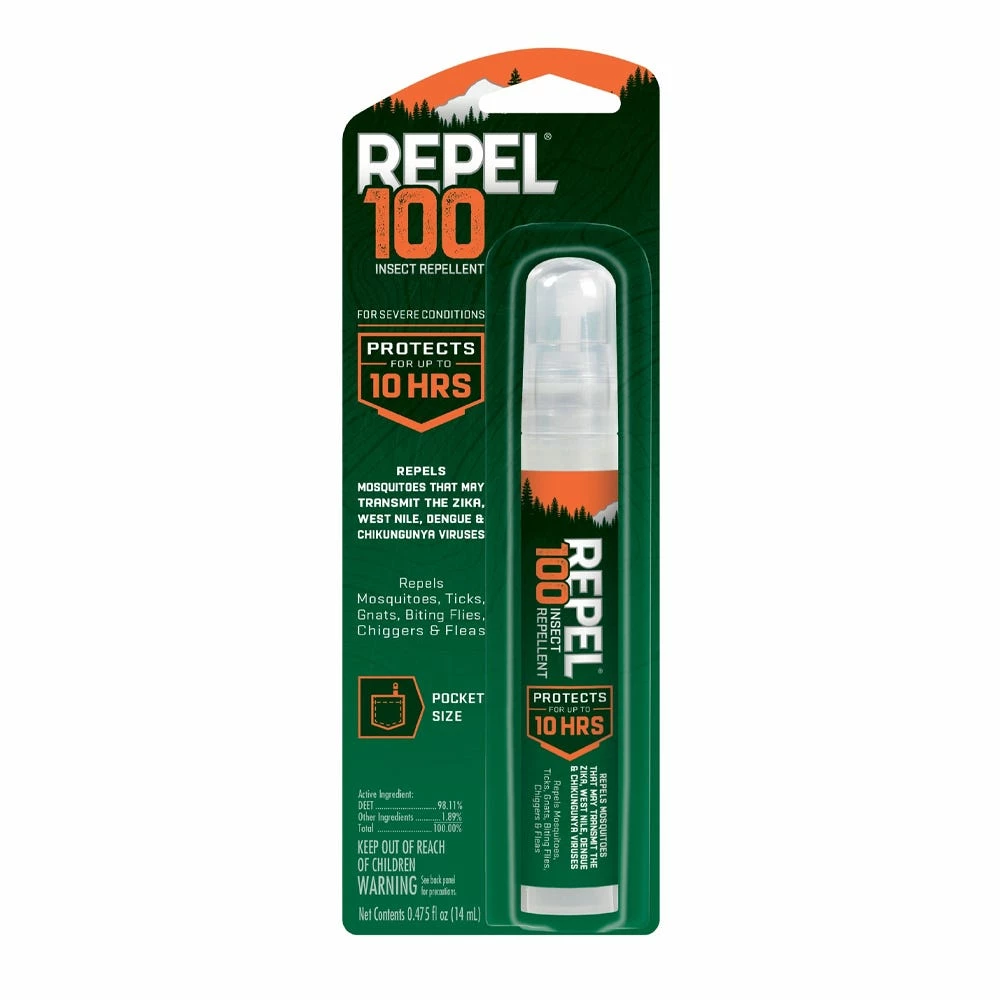 Repel 100 Insect Repellent Pen-Size Pump Spray, 0.475 oz. - HG-94098 - Insecticides 1 Repel 100 Insect Repellent Pen-Size Pump Spray, 0.475 oz. - HG-94098 - Insecticides