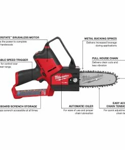 Milwaukee 6" M12 Fuel 12-Volt Lithium-Ion Brushless Cordless Hatchet Pruning Saw with 4.0Ah Battery and Charger - 15382017 - Other -Cheap Lawn Shop 3a3e31fbf57b876c0929838c95a7a4ccbe61c107 2527 21 8