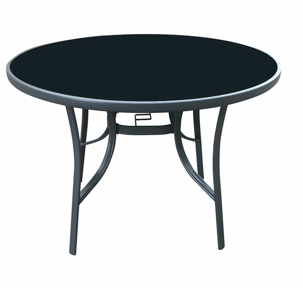 Maple Ridge Steel Patio Round Dining Table - SW-RK966 - Patio Sets & Furniture 1 Maple Ridge Steel Patio Round Dining Table - SW-RK966 - Patio Sets & Furniture