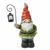 Alpine Gnome With Lantern Orange Hat - QWR800 - Garden Accessories