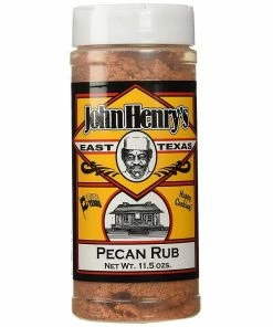 John Henry's Pecan BBQ Rub Seasoning 11.5oz - PECAN RUB - Flavorers & Seasonings