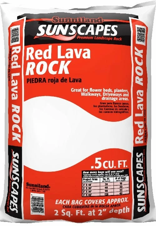 Sunniland Sunscapes Red Lava Rock - 497430 - Landscape Rocks 1 Sunniland Sunscapes Red Lava Rock - 497430 - Landscape Rocks