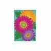 Evergreen Gerbera Daisy Trio Garden Burlap Flag - 14B9766 - Garden Flags