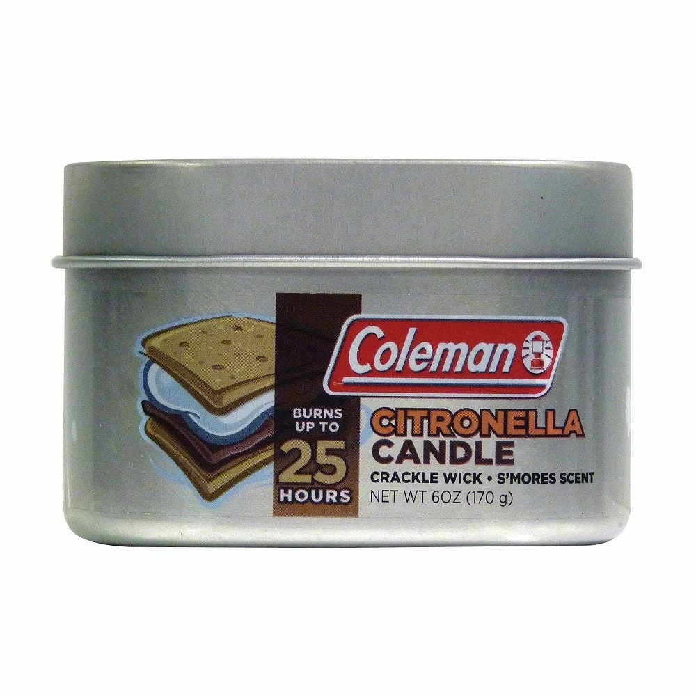 Coleman Citronella Smores' Tin - 7713 - Bug Candles & Zappers 1 Coleman Citronella Smores' Tin - 7713 - Bug Candles & Zappers