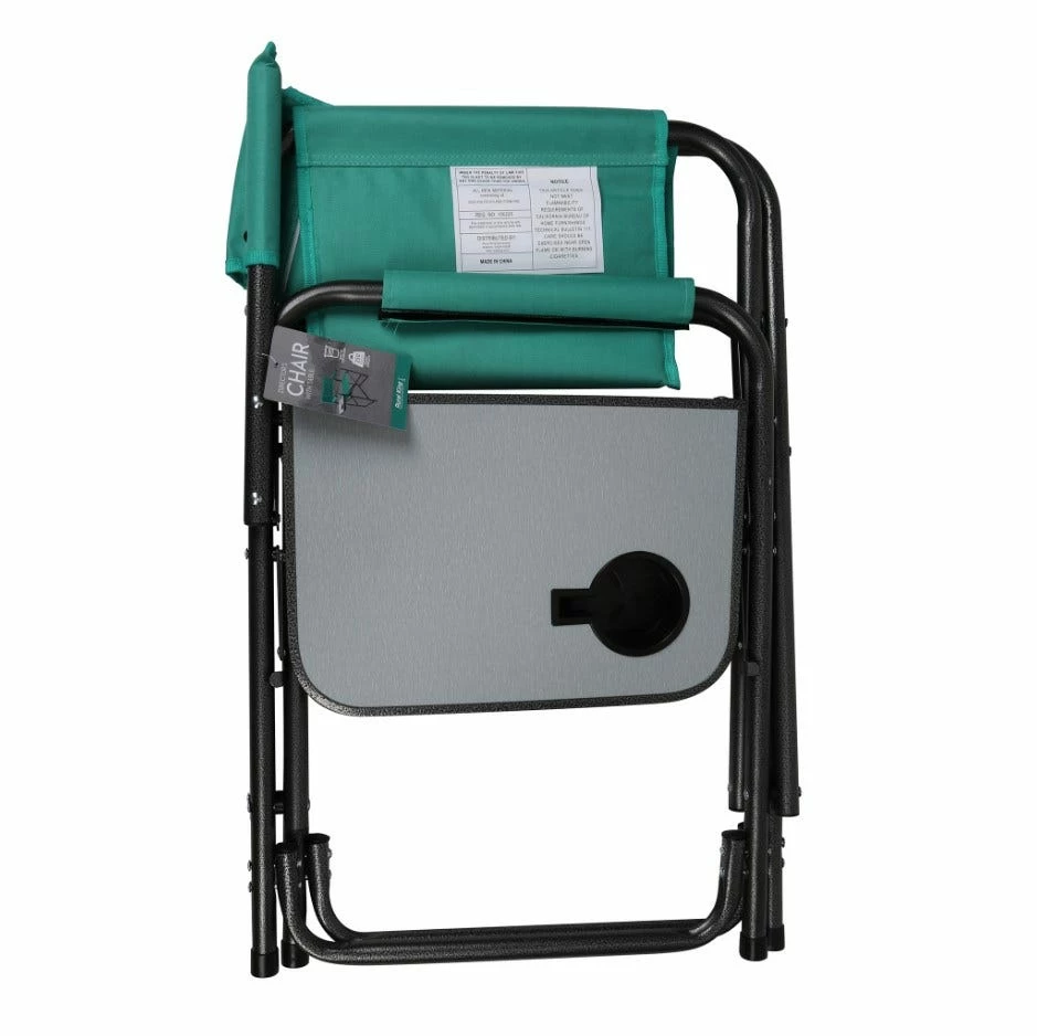 Various Brands Director's Chair with Table - Teal 87-843-0204 - Camp Furniture 2 Various Brands Director's Chair with Table - Teal 87-843-0204 - Camp Furniture - Image 2
