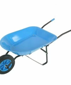 Various Brands High Vis Blue Kids Wheelbarrow - KWBB - Carts & Wheelbarrows