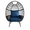 Maple Ridge Patio Wicker Egg Chair - SWRK957 - Patio Sets & Furniture