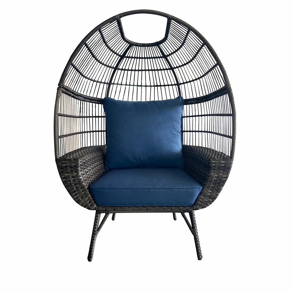 Maple Ridge Patio Wicker Egg Chair - SWRK957 - Patio Sets & Furniture 1 Maple Ridge Patio Wicker Egg Chair - SWRK957 - Patio Sets & Furniture