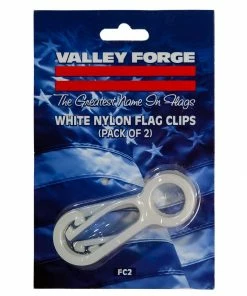 Valley Forge Nylon Snap Hooks Pair - FC2 - Flags & Flag Poles