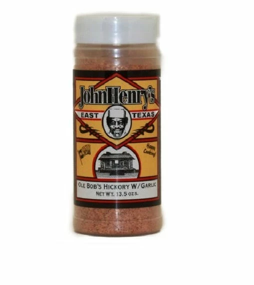 John Henry's Ole Bobs Hickory with Garlic BBQ Rub, 13.5oz - OLE BOB'S RUB - Flavorers & Seasonings 1 John Henry's Ole Bobs Hickory with Garlic BBQ Rub, 13.5oz - OLE BOB'S RUB - Flavorers & Seasonings