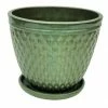 Various Brands Waffle Planter, Seafoam, Large - ASCBRP6SFL - Planters