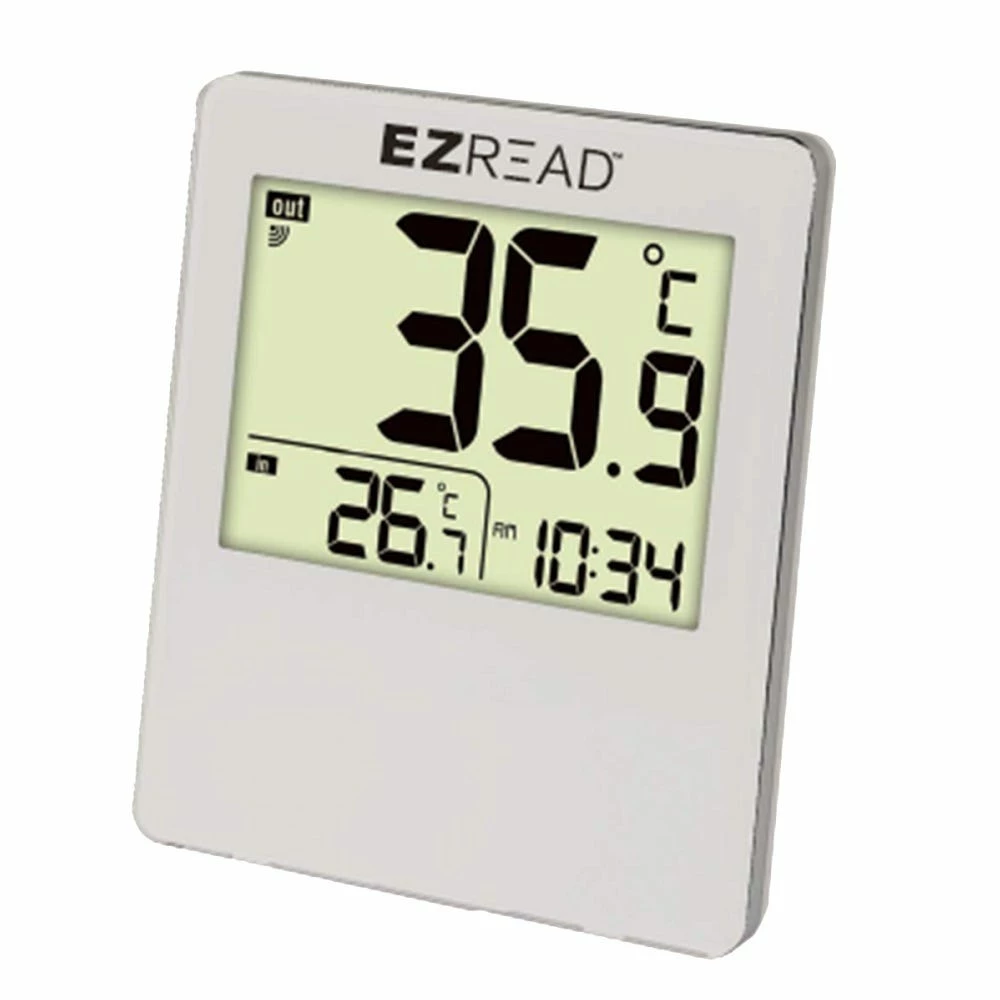 EZ Read 8" Dial Thermometer with Hygrometer 840-0209 - Thermometers & Weather Gauges 1 EZ Read 8" Dial Thermometer with Hygrometer 840-0209 - Thermometers & Weather Gauges