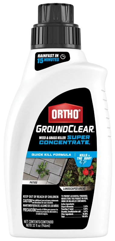 ORTHO® GROUNDCLEAR® Weed & Grass Killer Super Concentrate - 4651005 - Weed & Plant Control 1 ORTHO® GROUNDCLEAR® Weed & Grass Killer Super Concentrate - 4651005 - Weed & Plant Control