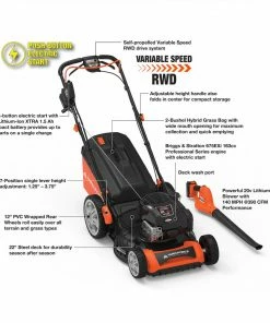 Yard Force 22" 3-in-1 Self-Propelled Gas Mower with Electric Start Briggs & Stratton 675EXi 163cc engine - YF22ESSPV - Push Lawn Mowers 13 Yard Force 22" 3-in-1 Self-Propelled Gas Mower with Electric Start Briggs & Stratton 675EXi 163cc engine - YF22ESSPV - Push Lawn Mowers -Cheap Lawn Shop 5a3992ad9ac4c06c5a0946110fa30b6b5777bc13 63096003 3