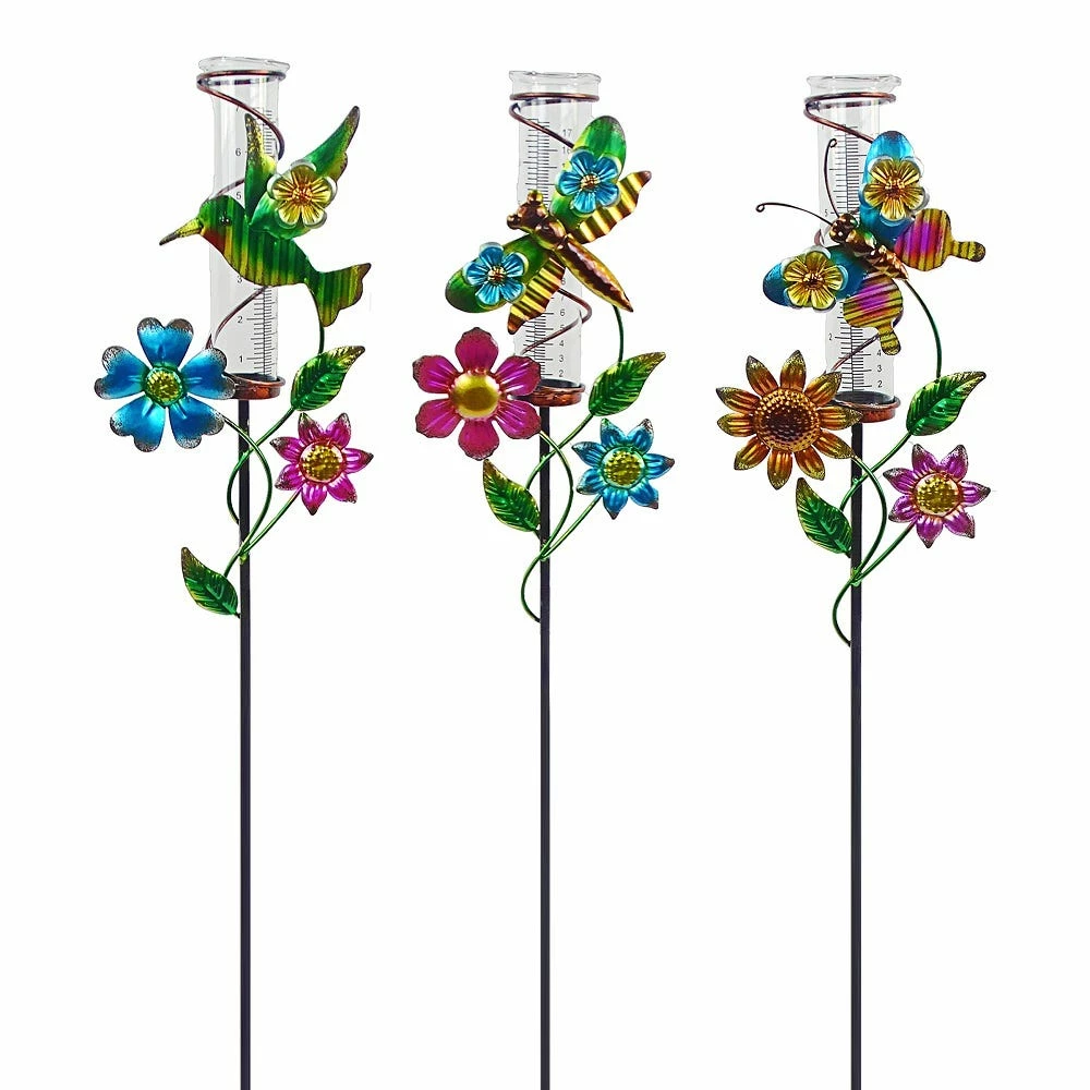 Alpine Insects Bird Stake Rain Gauge - LJJ1116A - Garden Accessories 1 Alpine Insects Bird Stake Rain Gauge - LJJ1116A - Garden Accessories