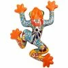 Avera Talavera Wall Hanging Frog Accent 8 inch APD004080 - Garden Statues & Lawn Ornaments